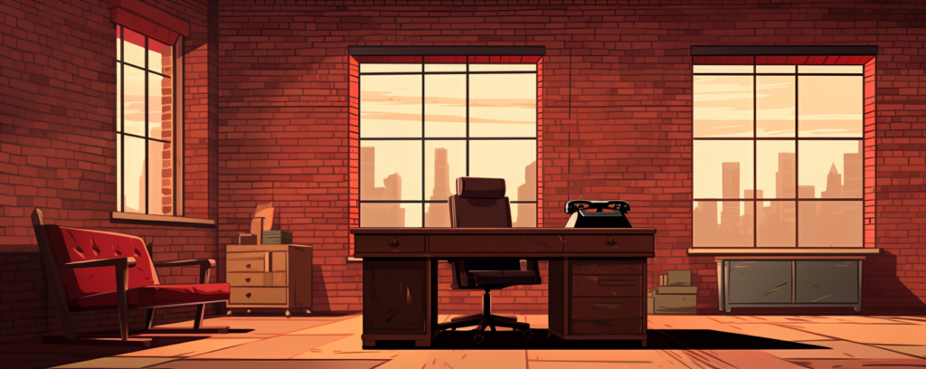 image of an empty office