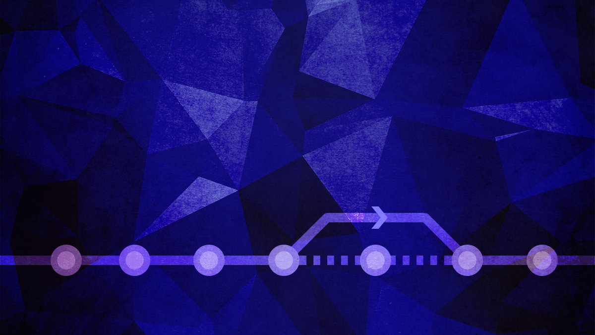 An image illustrating a branch line avoiding a mainline station